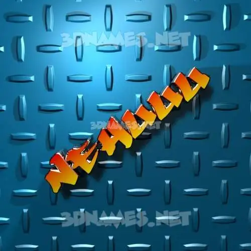 nehuuu in Grid Style style - 3D name wallpaper