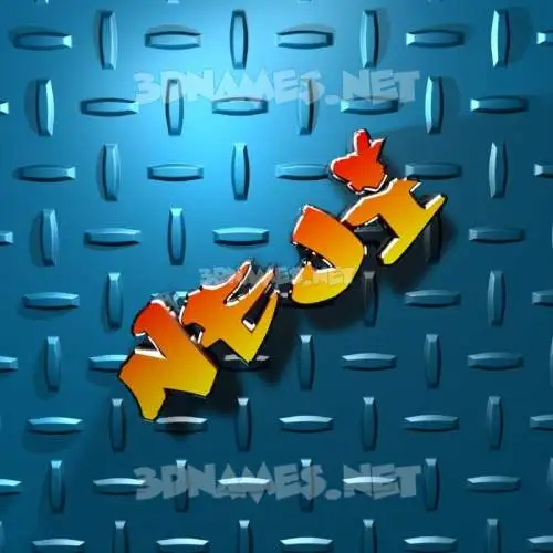 neji in Grid Style style - 3D name wallpaper neji in Grid Style style - 3D name wallpaper