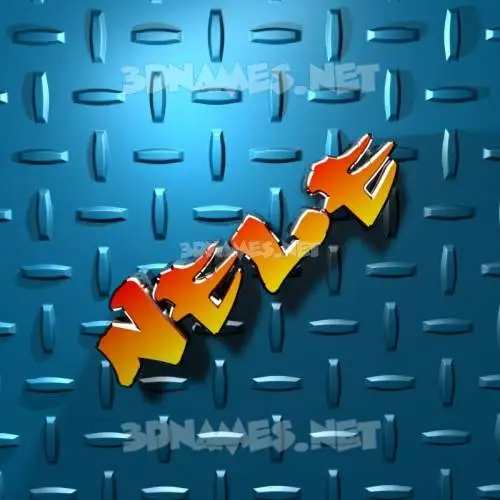 nele in Grid Style style - 3D name wallpaper nele in Grid Style style - 3D name wallpaper