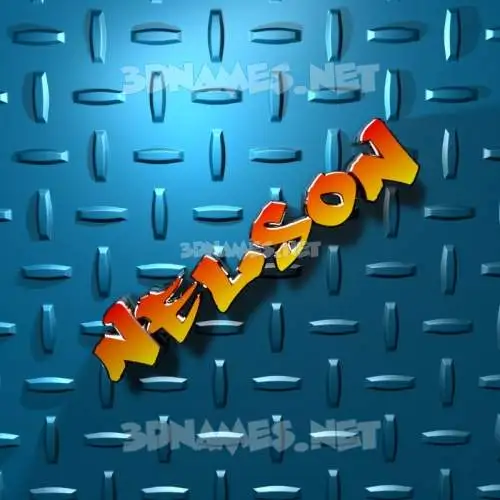 nelson in Grid Style style - 3D name wallpaper nelson in Grid Style style - 3D name wallpaper