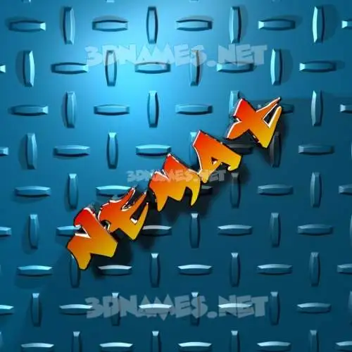 nemat in Grid Style style - 3D name wallpaper nemat in Grid Style style - 3D name wallpaper
