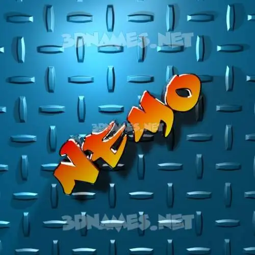 nemo in Grid Style style - 3D name wallpaper nemo in Grid Style style - 3D name wallpaper