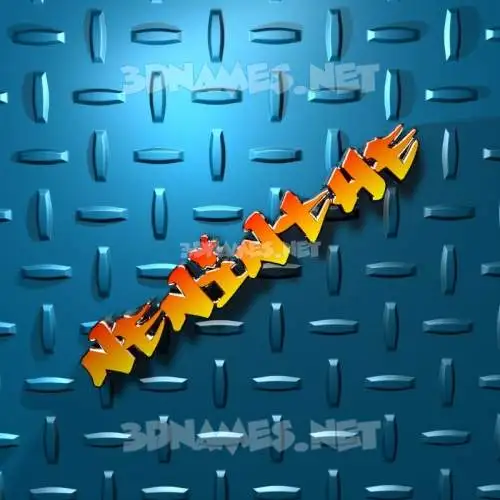 neninthe in Grid Style style - 3D name wallpaper