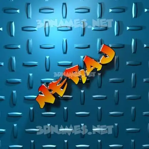 neraj in Grid Style style - 3D name wallpaper