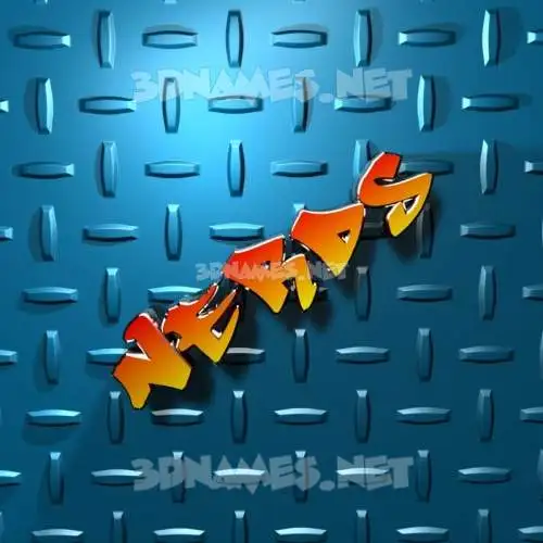 nerds in Grid Style style - 3D name wallpaper