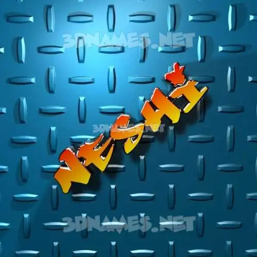 neshi in Grid Style style - 3D name wallpaper neshi in Grid Style style - 3D name wallpaper