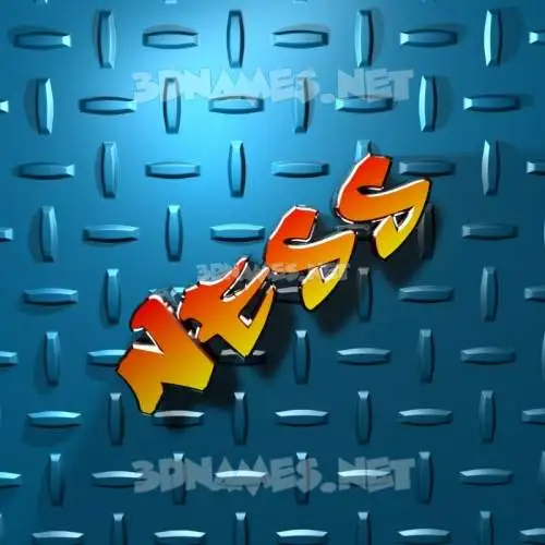 ness in Grid Style style - 3D name wallpaper ness in Grid Style style - 3D name wallpaper