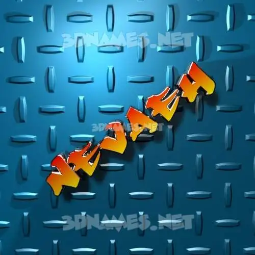 nevaeh in Grid Style style - 3D name wallpaper