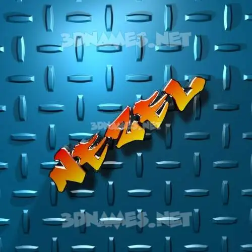 nezel in Grid Style style - 3D name wallpaper nezel in Grid Style style - 3D name wallpaper