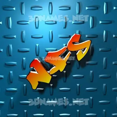 nfs in Grid Style style - 3D name wallpaper