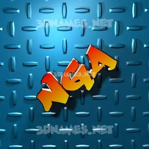 nga in Grid Style style - 3D name wallpaper nga in Grid Style style - 3D name wallpaper