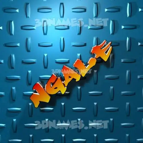 ngale in Grid Style style - 3D name wallpaper ngale in Grid Style style - 3D name wallpaper