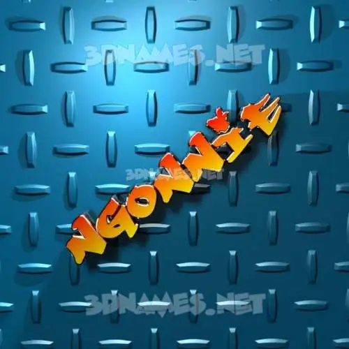 ngonnie in Grid Style style - 3D name wallpaper ngonnie in Grid Style style - 3D name wallpaper