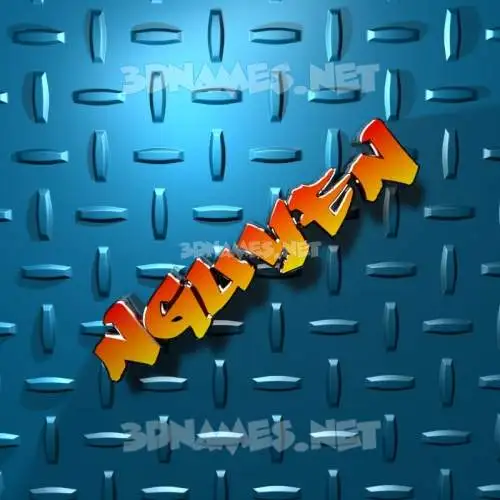nguyen in Grid Style style - 3D name wallpaper