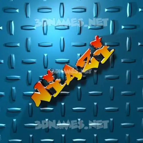 niazi in Grid Style style - 3D name wallpaper niazi in Grid Style style - 3D name wallpaper