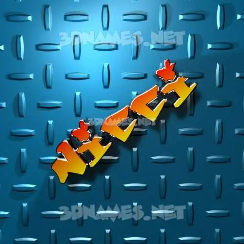 nicci in Grid Style style - 3D name wallpaper nicci in Grid Style style - 3D name wallpaper