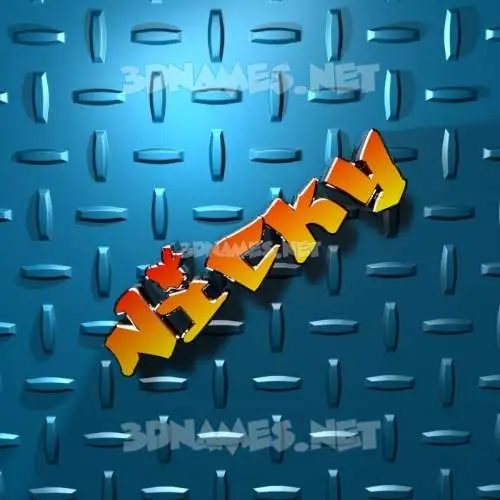nicky in Grid Style style - 3D name wallpaper nicky in Grid Style style - 3D name wallpaper