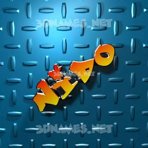nido in Grid Style style - 3D name wallpaper nido in Grid Style style - 3D name wallpaper