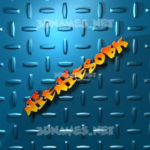 nieniesobk in Grid Style style - 3D name wallpaper nieniesobk in Grid Style style - 3D name wallpaper