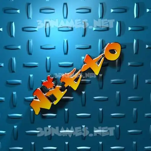 nieto in Grid Style style - 3D name wallpaper