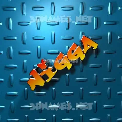 nigga in Grid Style style - 3D name wallpaper nigga in Grid Style style - 3D name wallpaper