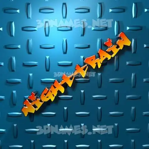 nighttrain in Grid Style style - 3D name wallpaper