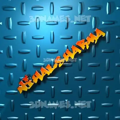 nihalsharma in Grid Style style - 3D name wallpaper