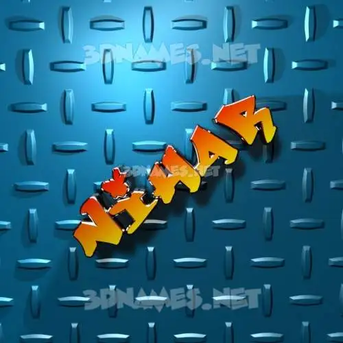 nihar in Grid Style style - 3D name wallpaper nihar in Grid Style style - 3D name wallpaper