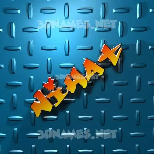 nihat in Grid Style style - 3D name wallpaper