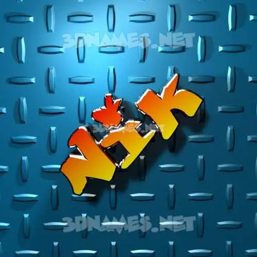 nik in Grid Style style - 3D name wallpaper nik in Grid Style style - 3D name wallpaper