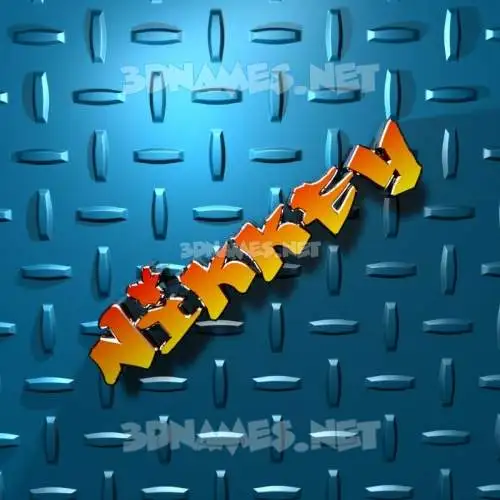 nikkey in Grid Style style - 3D name wallpaper nikkey in Grid Style style - 3D name wallpaper