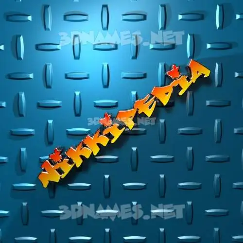 nikkipedia in Grid Style style - 3D name wallpaper nikkipedia in Grid Style style - 3D name wallpaper