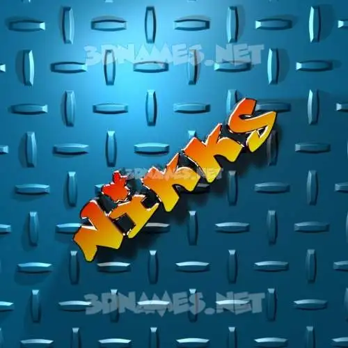 nikks in Grid Style style - 3D name wallpaper nikks in Grid Style style - 3D name wallpaper