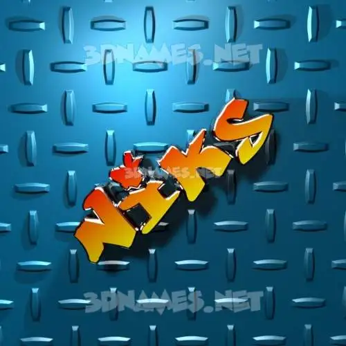 niks in Grid Style style - 3D name wallpaper niks in Grid Style style - 3D name wallpaper