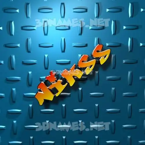 nikss in Grid Style style - 3D name wallpaper nikss in Grid Style style - 3D name wallpaper