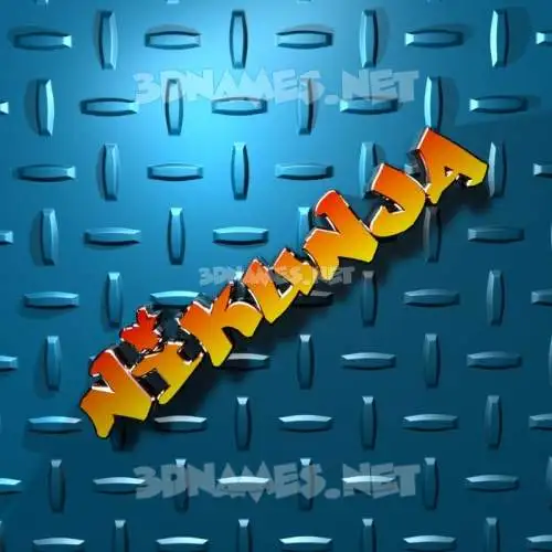 nikunja in Grid Style style - 3D name wallpaper nikunja in Grid Style style - 3D name wallpaper