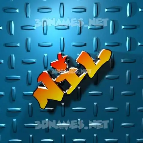 nil in Grid Style style - 3D name wallpaper nil in Grid Style style - 3D name wallpaper