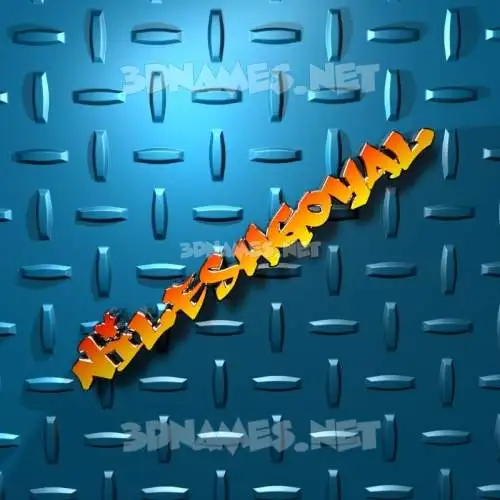 nileshgoyal in Grid Style style - 3D name wallpaper