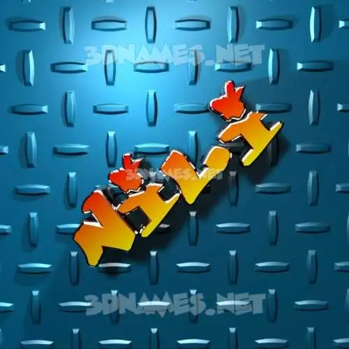 nili in Grid Style style - 3D name wallpaper nili in Grid Style style - 3D name wallpaper