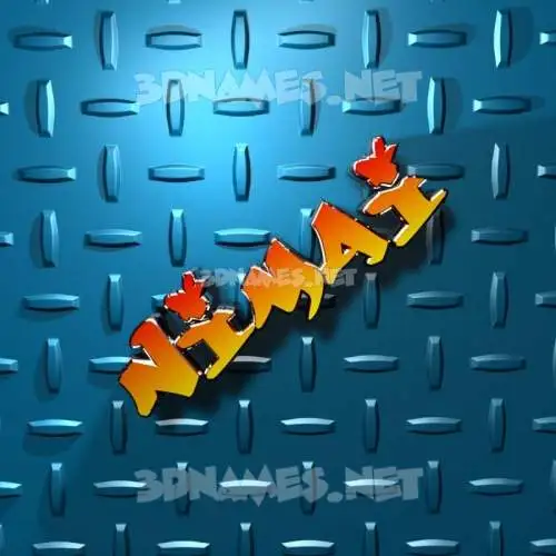 nimai in Grid Style style - 3D name wallpaper