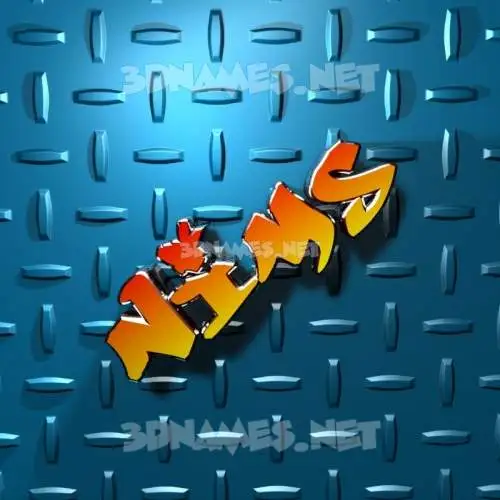 nims in Grid Style style - 3D name wallpaper nims in Grid Style style - 3D name wallpaper