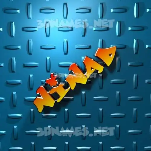 ninad in Grid Style style - 3D name wallpaper ninad in Grid Style style - 3D name wallpaper