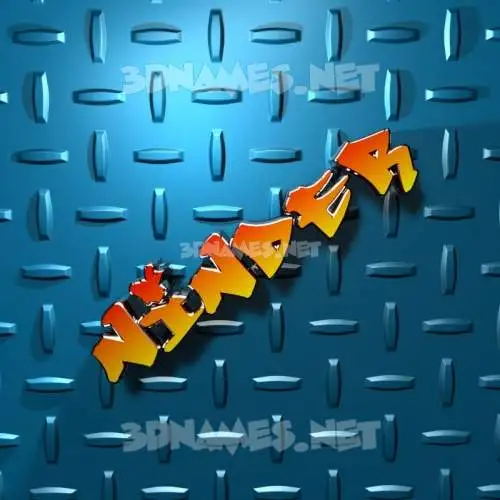 ninder in Grid Style style - 3D name wallpaper ninder in Grid Style style - 3D name wallpaper