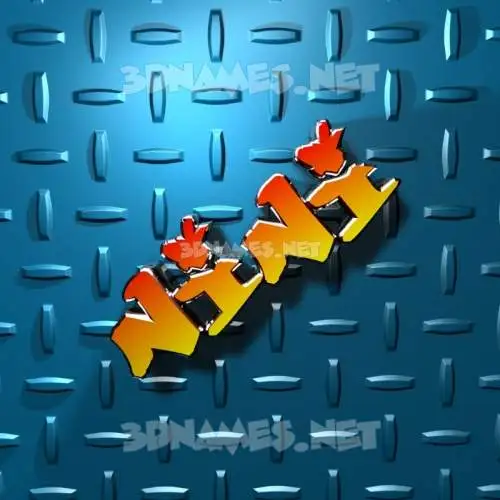 nini in Grid Style style - 3D name wallpaper nini in Grid Style style - 3D name wallpaper