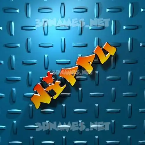 nippu in Grid Style style - 3D name wallpaper