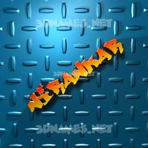 nirankar in Grid Style style - 3D name wallpaper