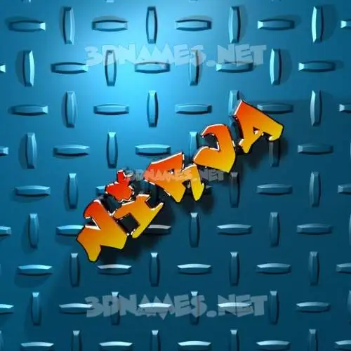 nirva in Grid Style style - 3D name wallpaper