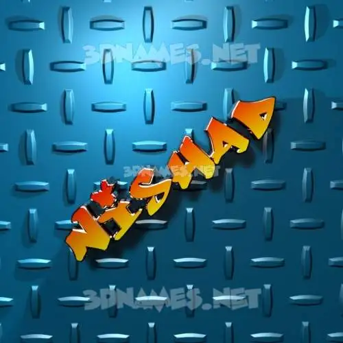 nishad in Grid Style style - 3D name wallpaper nishad in Grid Style style - 3D name wallpaper