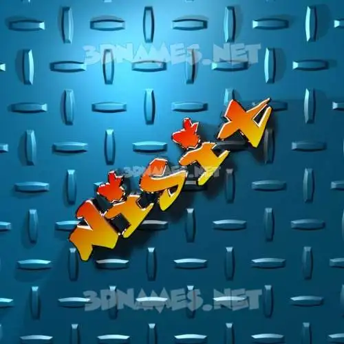 nisit in Grid Style style - 3D name wallpaper nisit in Grid Style style - 3D name wallpaper