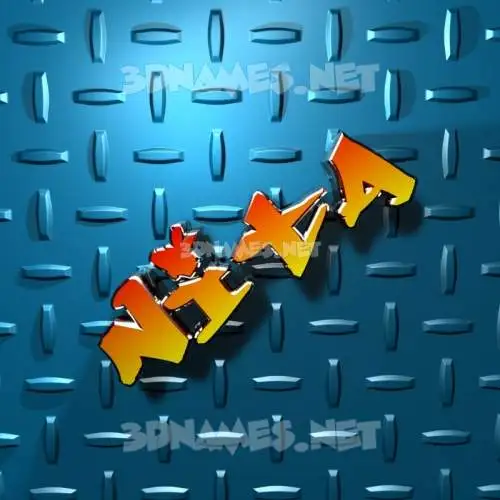 nita in Grid Style style - 3D name wallpaper